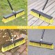 18" Push Broom Outdoor Heavy Duty Broom with 63" Long Handle