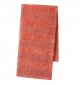 Quick-drying 100% cotton hand towels (16" long x 26" wide) Textured double weave, low-lint absorbent (2-pack, Coral)