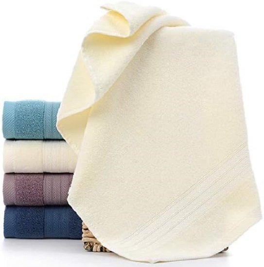 Super absorbent soft cotton hand towels (4-pack, 14x29 inches)